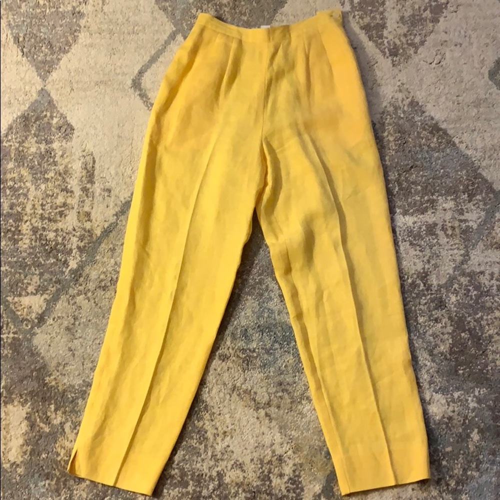 Talbot yellow flowy pants